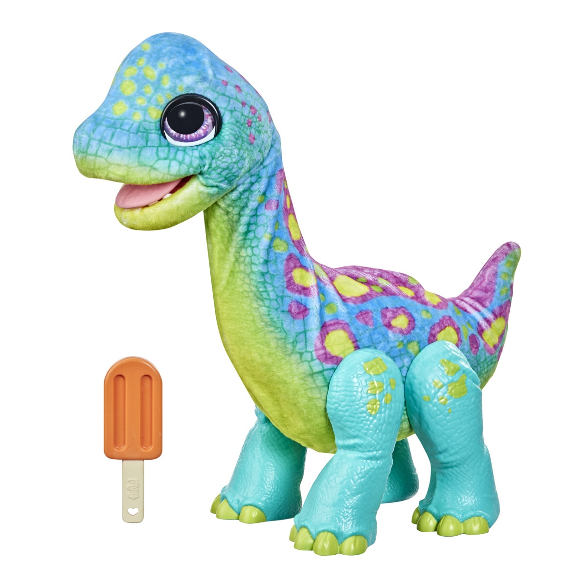 FURREAL FRIENDS -  Dinosaurio Animatrónico Sam Mi Brontosaurio Comilón Hasbro