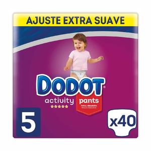 Dodot - Pañales Pants Activity Extra T5 (12-17 kg) 40 Unidades