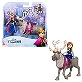 Mattel - Mini Muñeca Anna Y Sven Disney Frozen