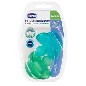 Chicco - Chupete PhysioForma Soft Silicona azul/verde