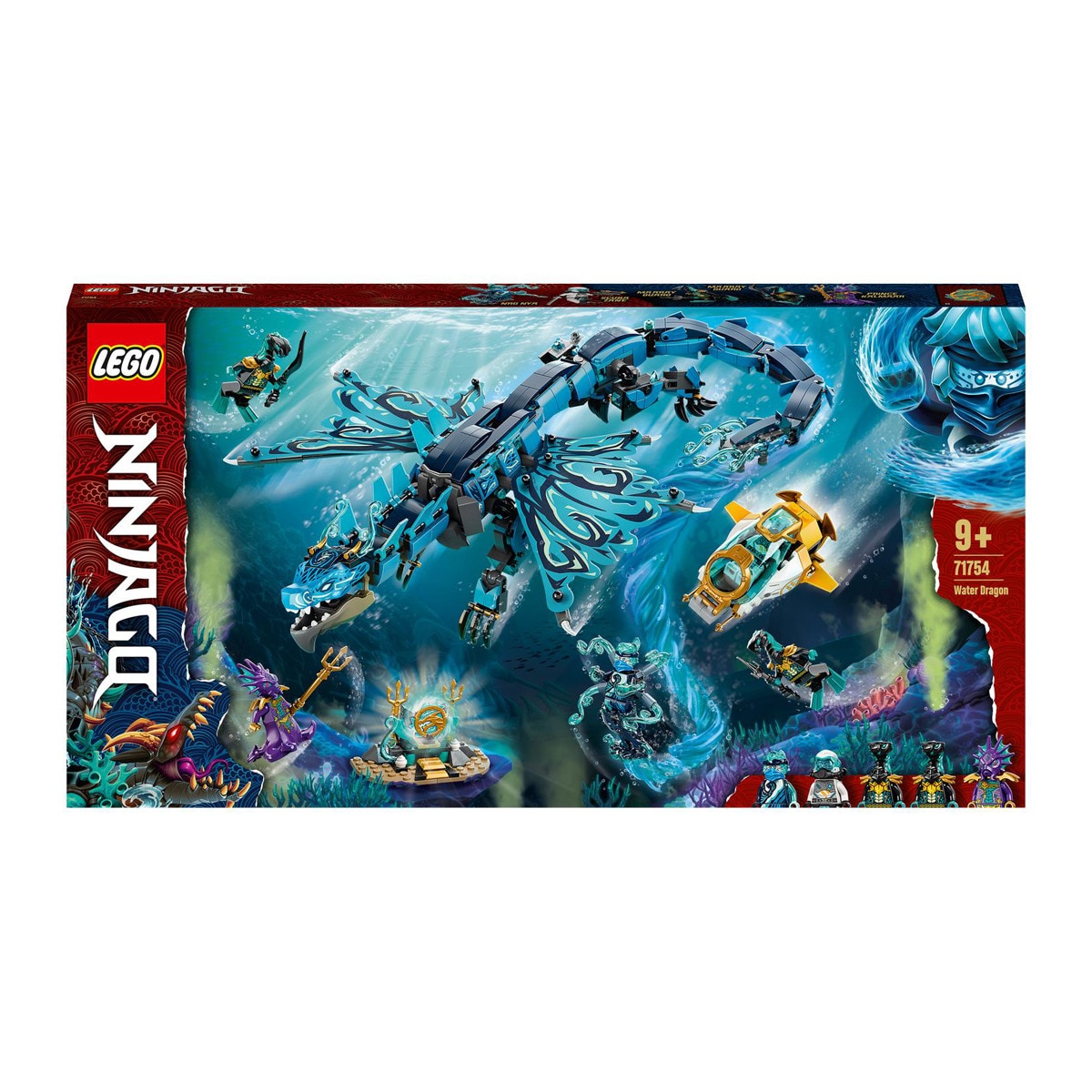 LEGO -  De Construcción Dragón De Agua Articulable NINJAGO