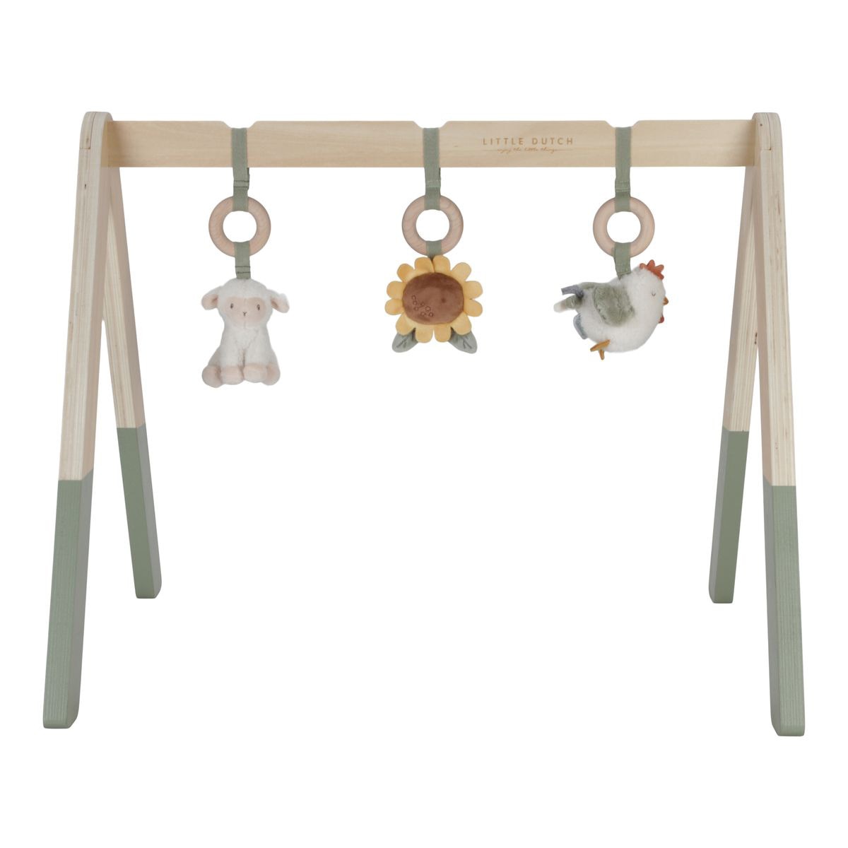 LITTLE DUTCH - Arco juegos madera Little Dutch babygym con juguetes colección Little Farm.