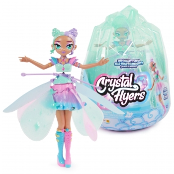 Spin Master - Hada Voladora Crystal Flyer Con Luz - Kawaii Pastel