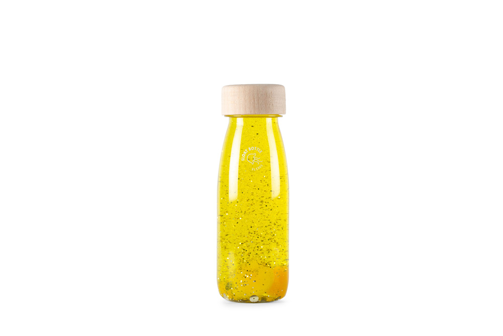 Botella sensorial Petit Boum Amarillo