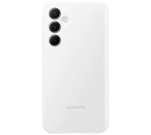 Funda con tapa inteligente Samsung blanca para Galaxy A55