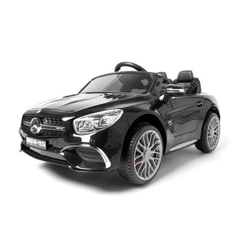 Mercedes Sl 65 Mini 12v Negro - Coche Eléctrico Infantil Para Niños Batería 12v Con Mando Control Remoto