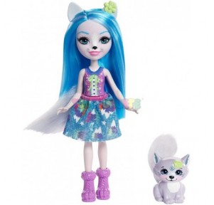 Muñeca Básica Enchantimals Winsley Wolf