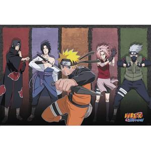 Póster Naruto Shippuden y aliados 61x91.5 cm