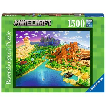 Ravensburger Puzzle 1500 World Of Minecraft (17189)