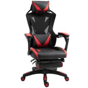 Vinsetto - Silla Gaming ergonómica rojo-negro