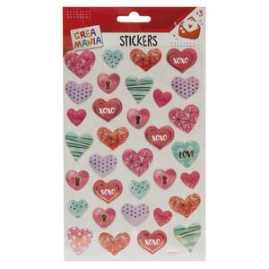 Creamania - Pegatinas Love con relieve (varios modelos)