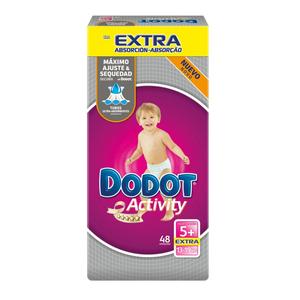 Dodot - Pañales Activity Extra T5 (12-17kg) 48 Unidades