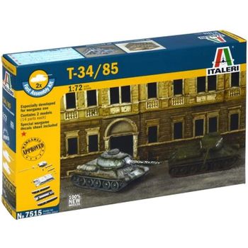 Italeri 7515 - Maqueta Tanque Militar Soviético T-34/85 - Escala 1:72