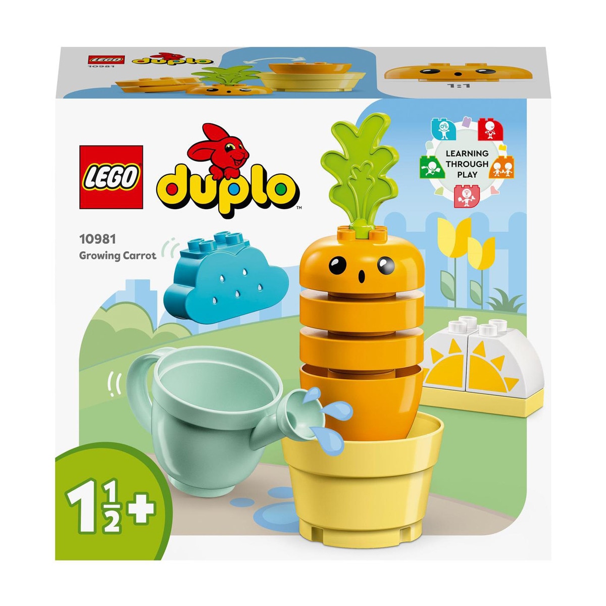 LEGO -  De Construcción Apilable Planta De Zanahoria DUPLO