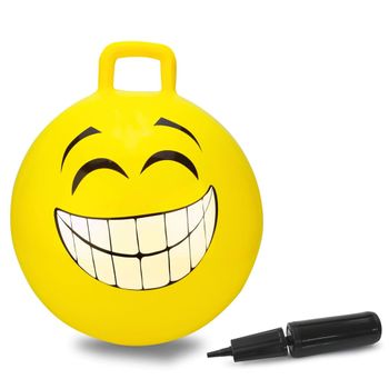 Pelota Saltarina Smile Amarilla 450 Mm Jamara