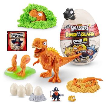 Smashers Dino Island Surprise Mega Huevo T-rex Coleccionable