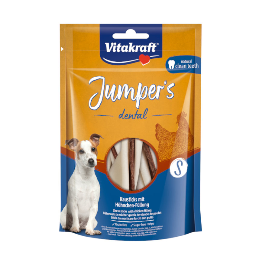 Vitakraft Jumper’s Dental Pollo Snack para perros pequeños