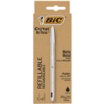 Bolígrafo BIC Cristal Re'New tinta negra + 2 recargas