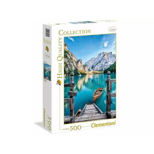 Clementoni - Puzzle de 500 piezas Lago Braies ㅤ