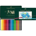 Estuche metálico Faber-Castell - 36 ecolápices acuarelables multicolor