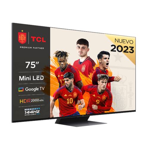 Tv qled 75'' tcl 75c845 4k uhd hdr smart tv