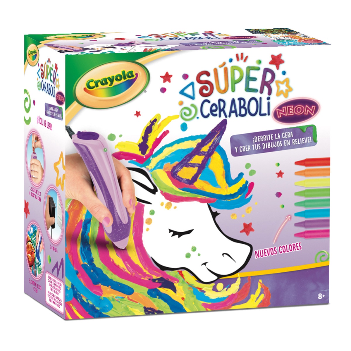 Crayola - Unicornio Neón Súper Ceraboli