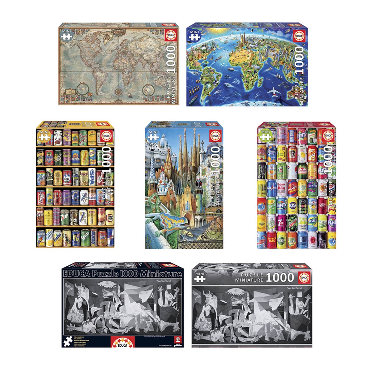 Educa Borrás - Puzzles Miniatura 1000 Piezas