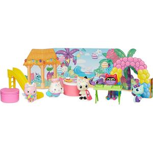 Gabbys Dollhouse - Juego de figuras de cumpleaños Gatitos Dulces ㅤ