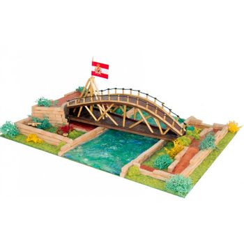 Keranova - Puente De Leonardo Da Vinci Kit Maqueta De Construcción De Cerámica