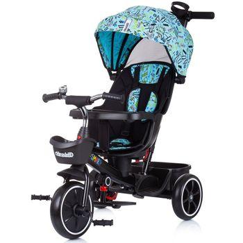 Triciclo Infantil Evolutivo Con Asiento Giratorio 360o Smart De Chipolino Azul