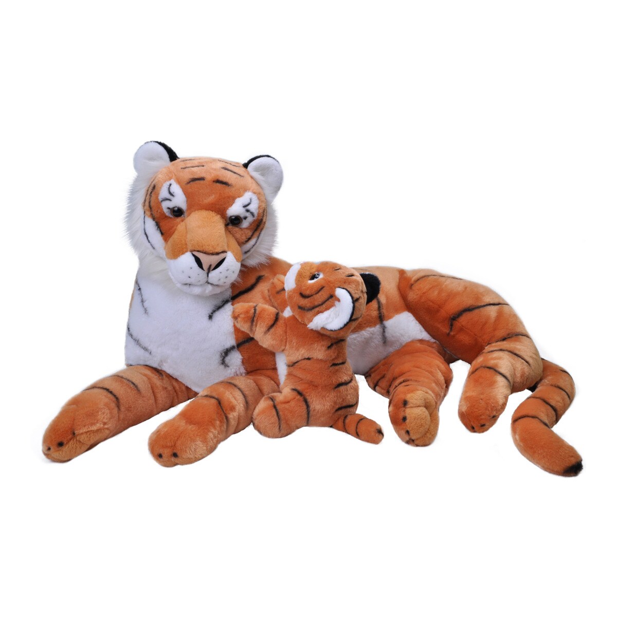 WILD REPUBLIC - Peluche Grande Mamá Y Bebé Tigres