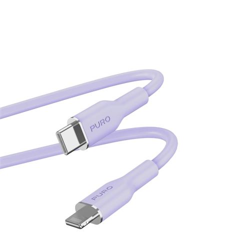 Cable Puro Icon USB-C a Lightning Violeta 1,5 m