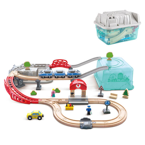 Juego de bloques de construcción Tren urbano