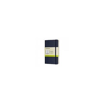 Moleskine Carnet Blanc Couverture Souple Saphir