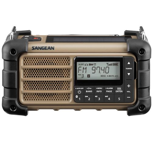 Radio de emergencia Sangean MMR-99 Desert Tan