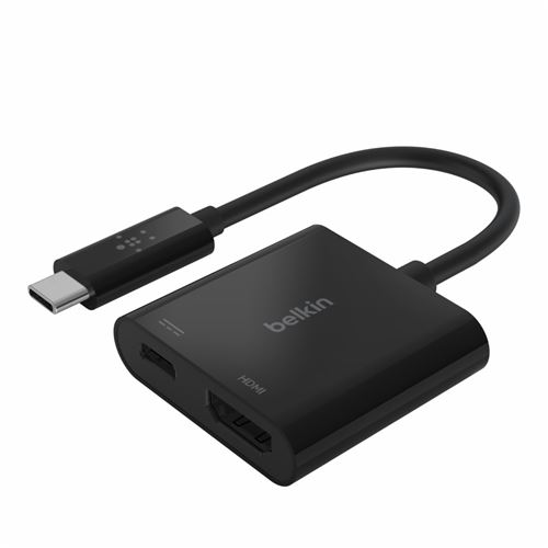 Adaptador HUB Belkin USB-C a HDMI, USB-C de carga