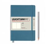 Cuaderno A5 Leuchtturm 1917 Stone blue pautado