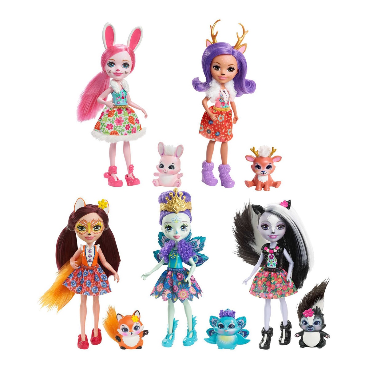 Enchantimals - Muñecas Básicas Con Mascotas Modelos Surtidos