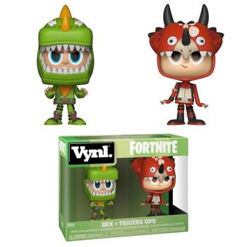 Estatuilla Funko Vynl: Fortnite - Rex Y Tricera Ops