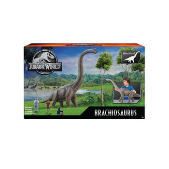 Figura Articulada Dinosaurio Jurassic World Super Colosal Brachiosaurus. Alto 71 Cm Y 86 Largo (mattel - Gnc31)