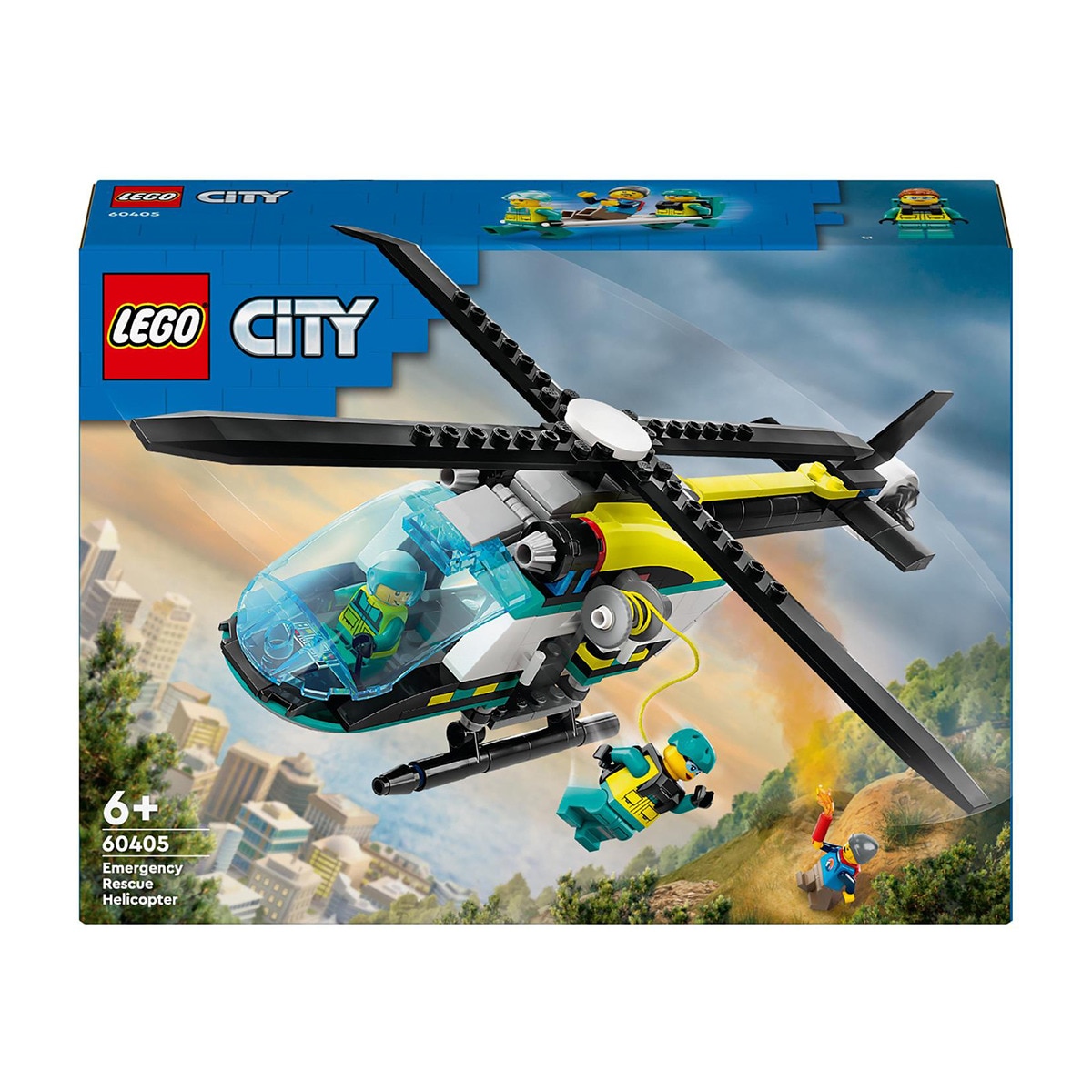 LEGO -  de construcción Helicóptero de Rescate para Emergencias LEGO City Great Vehicles.