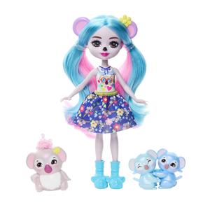 Mattel - Enchantimals - Muñeca Fiesta Glamour con mascotas koala ㅤ