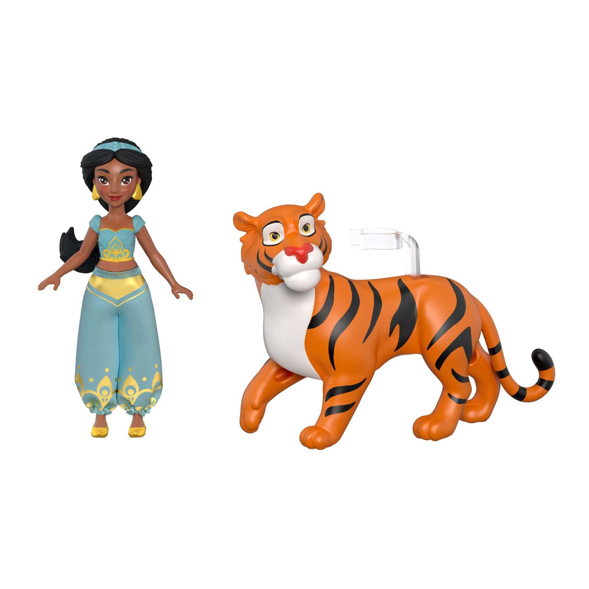 Mattel - Muñeca Princesa Jasmín Con Tigre Rajah Disney Princess Minis