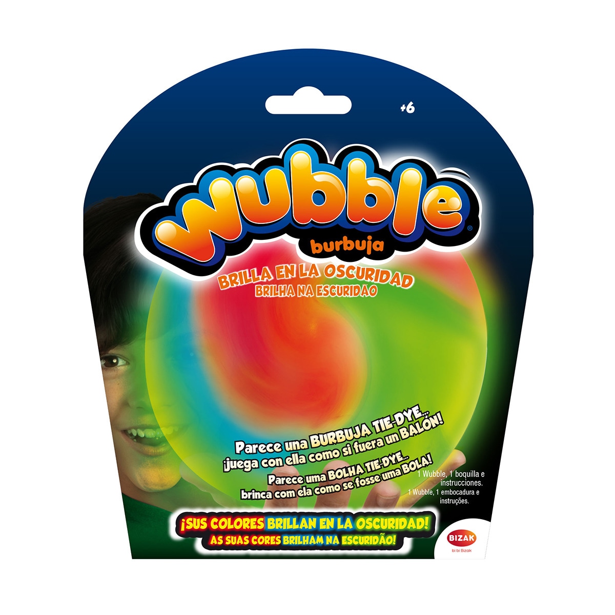 Bizak - Burbuja Wubble Brillo En La Oscuridad