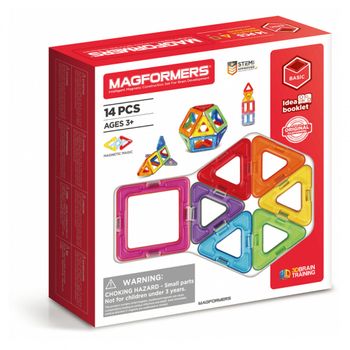 Caja Magformers De 14 Piezas.