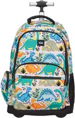 Mochila con ruedas y 6 cremalleras (25 L)  Dinos