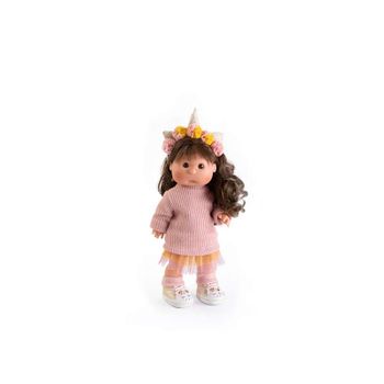 Muñeca Iris Con Diadema De Unicornio Para Ti 38 Cm. Incluye Diadema Ajustable Para Niña O Niño (antonio Juan - 23102)