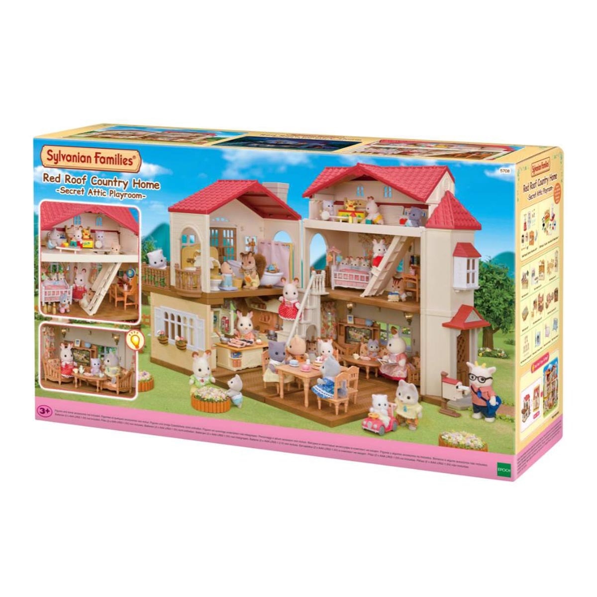 Sylvanian Families - Casa Con Luces Ático Secreto