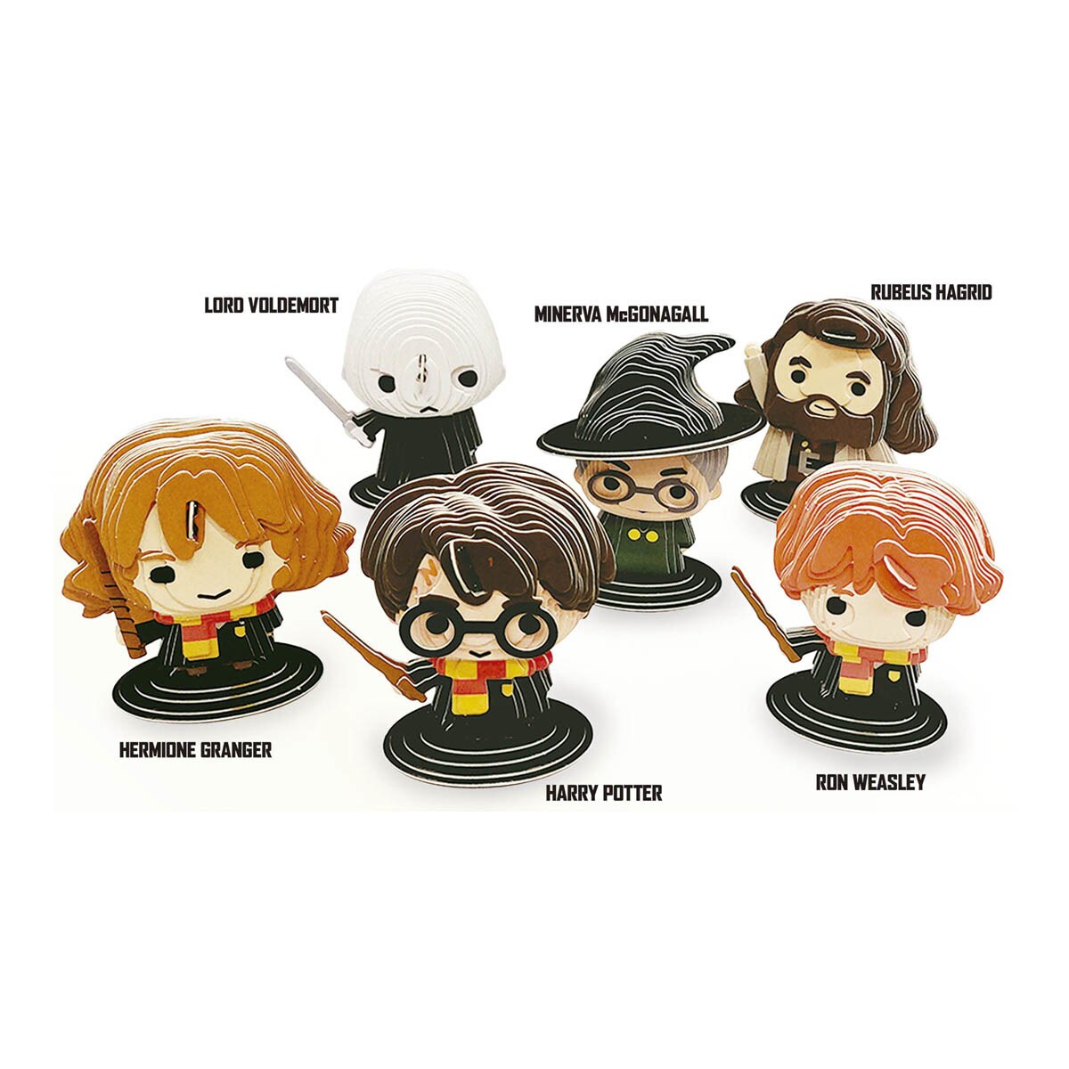 Educa Borrás - Puzle 3D Harry Potter Mini Figuras Wizarding World