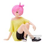 Figura Banpresto Re:Zero Ram para entrenar 14cm